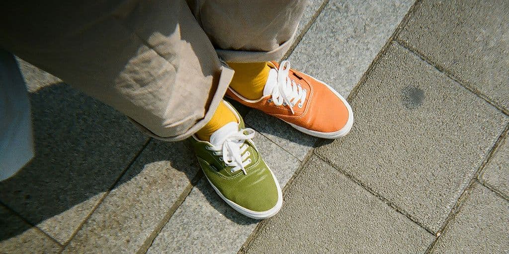 mismatched shoes by @jjik_da on Unsplash